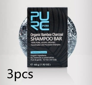 Handmade Bamboo Charcoal Hair Soap